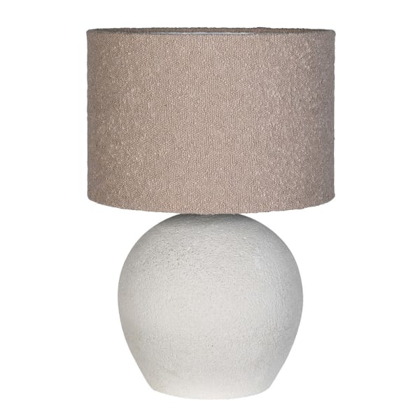 Deco Table Lamp with Boucle Shade