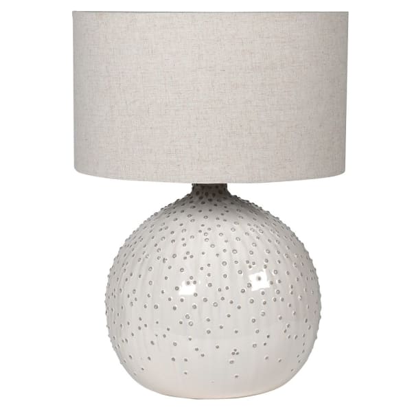 Francesca Table Lamp with Linen Shade