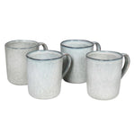 Set of Ceramic 4 Flax Mugs
