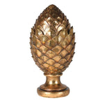 Gold Artichoke Lidded Jar