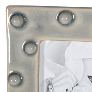 Grey Bobble Ceramic Photoframe