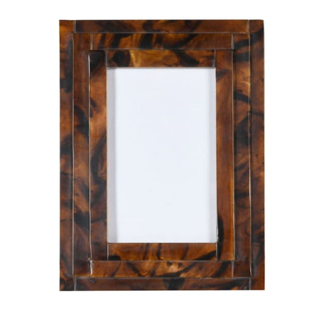 Brown Pattern Photo Frame