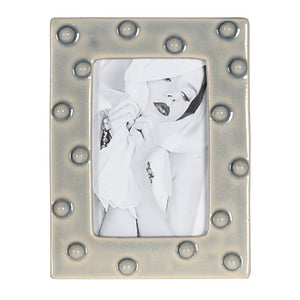 Grey Bobble Ceramic Photoframe