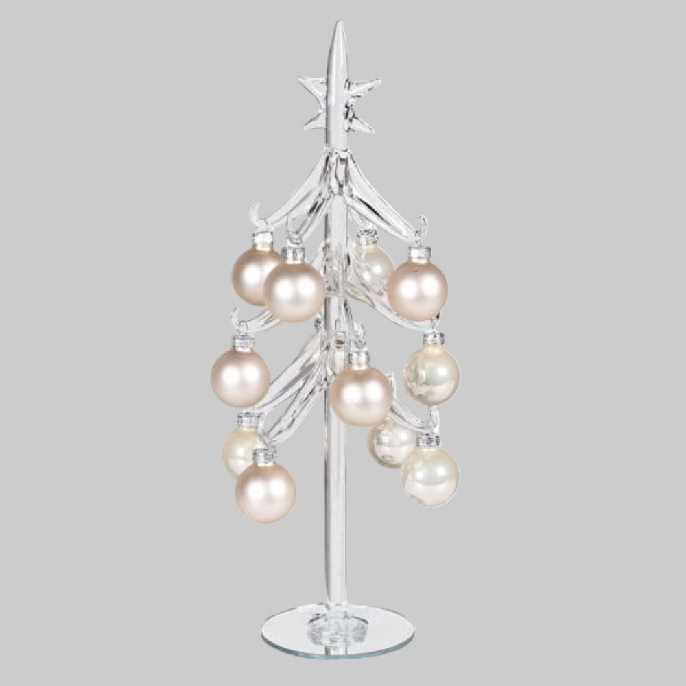 Pearl Bauble Glass Tree