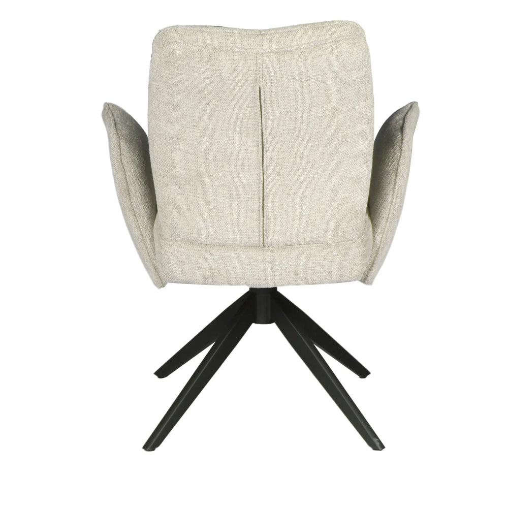 Lars Champagne Swivel Chair