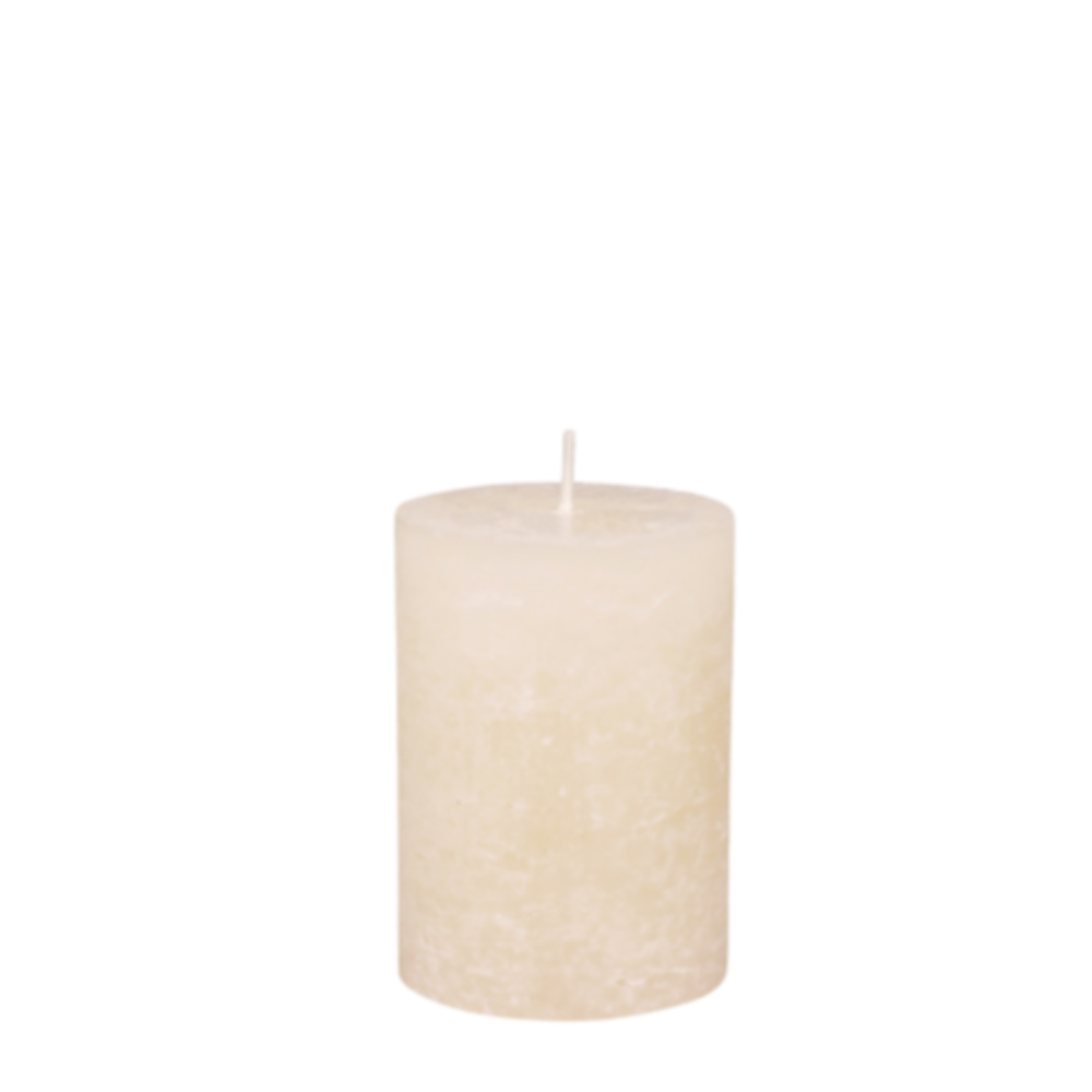 Macon Pillar candle rustic 40 h Nude