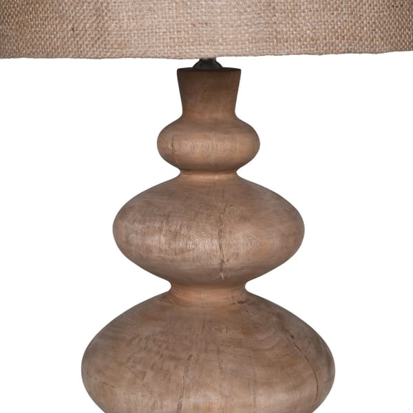 
            
                Load image into Gallery viewer, Maria Wooden Lamp w/Jute Shade
            
        