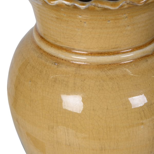 Mustard Terracotta Vase