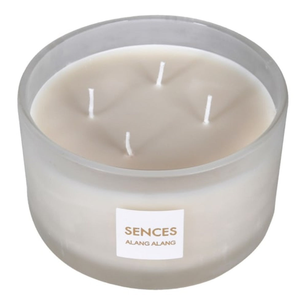 Sences White Alang Alang Lidded Candle