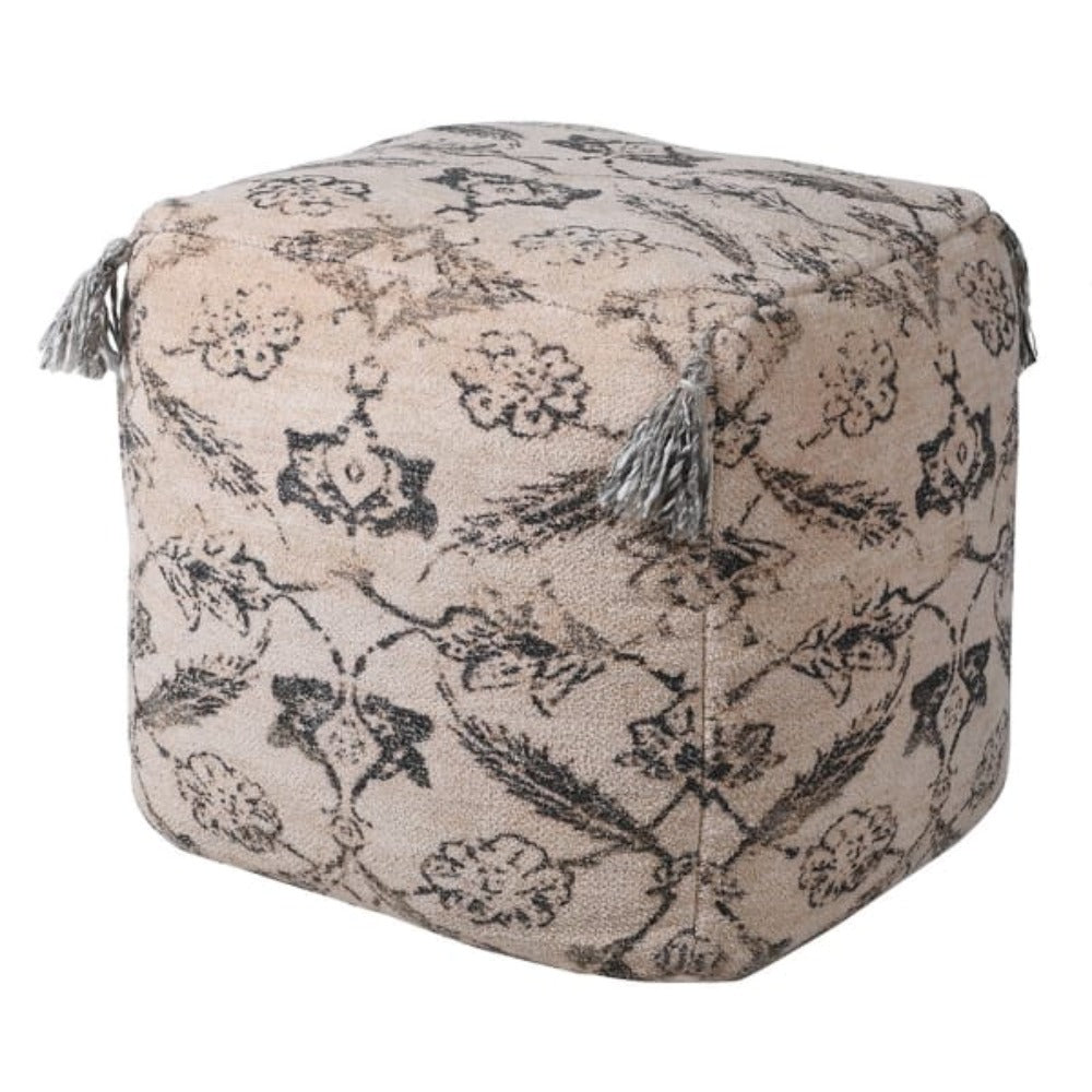 Yavanna Tassel Pouffe