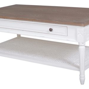 Rodez 1 Drawer Coffee Table with Shelf