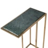 Green Faux Marble Side/Sofa Table