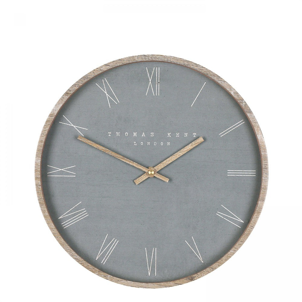 12" Nordic Wall Clock Cement