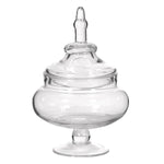 Small Squat Glass Bonbon Jar