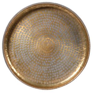 
            
                Load image into Gallery viewer, Antique Brass Round Tray
            
        