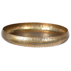 
            
                Load image into Gallery viewer, Antique Brass Round Tray
            
        