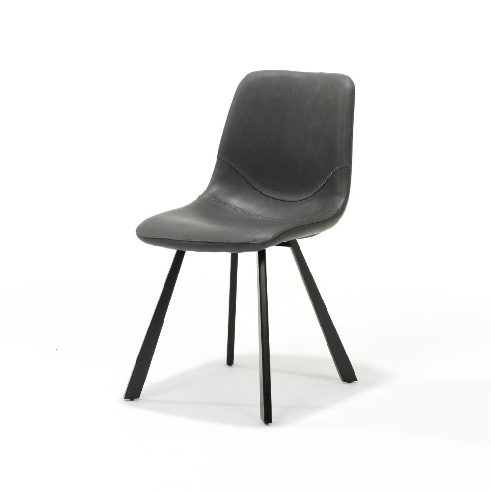 Bari Vintage Black PU Chair Default Title