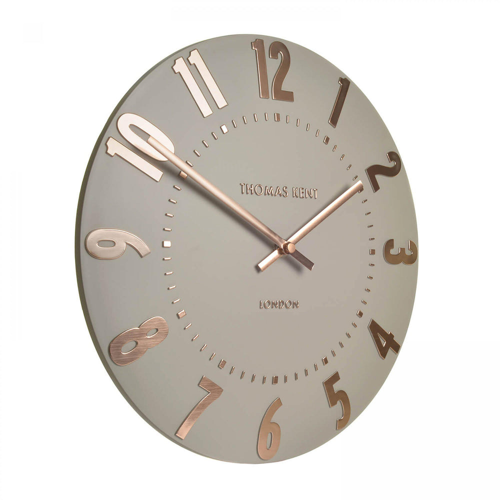 
            
                Load image into Gallery viewer, 20&amp;quot; Mulberry Wall Clock Rose Gold
            
        
