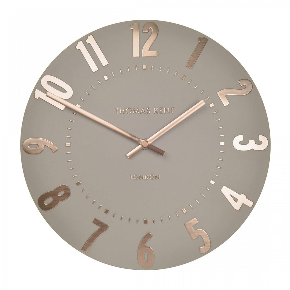 20" Mulberry Wall Clock Rose Gold