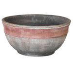 Red band ceramic bowl.
