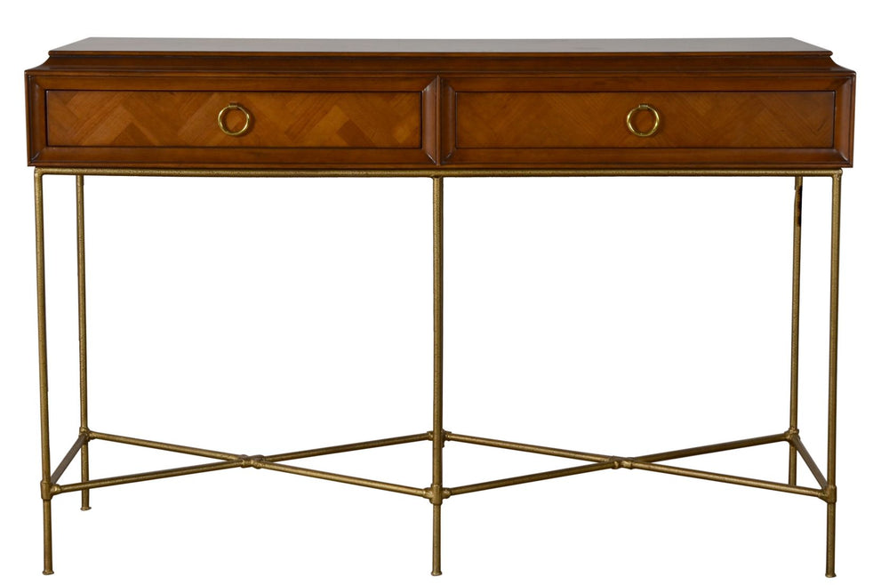 
            
                Load image into Gallery viewer, Claridge Cherry 2 Drawer Console Table Default Title
            
        