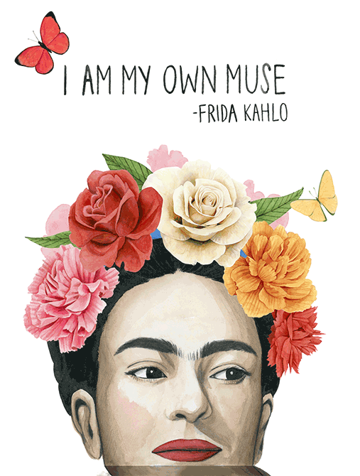 Frida's Flowers Canvas Art 1