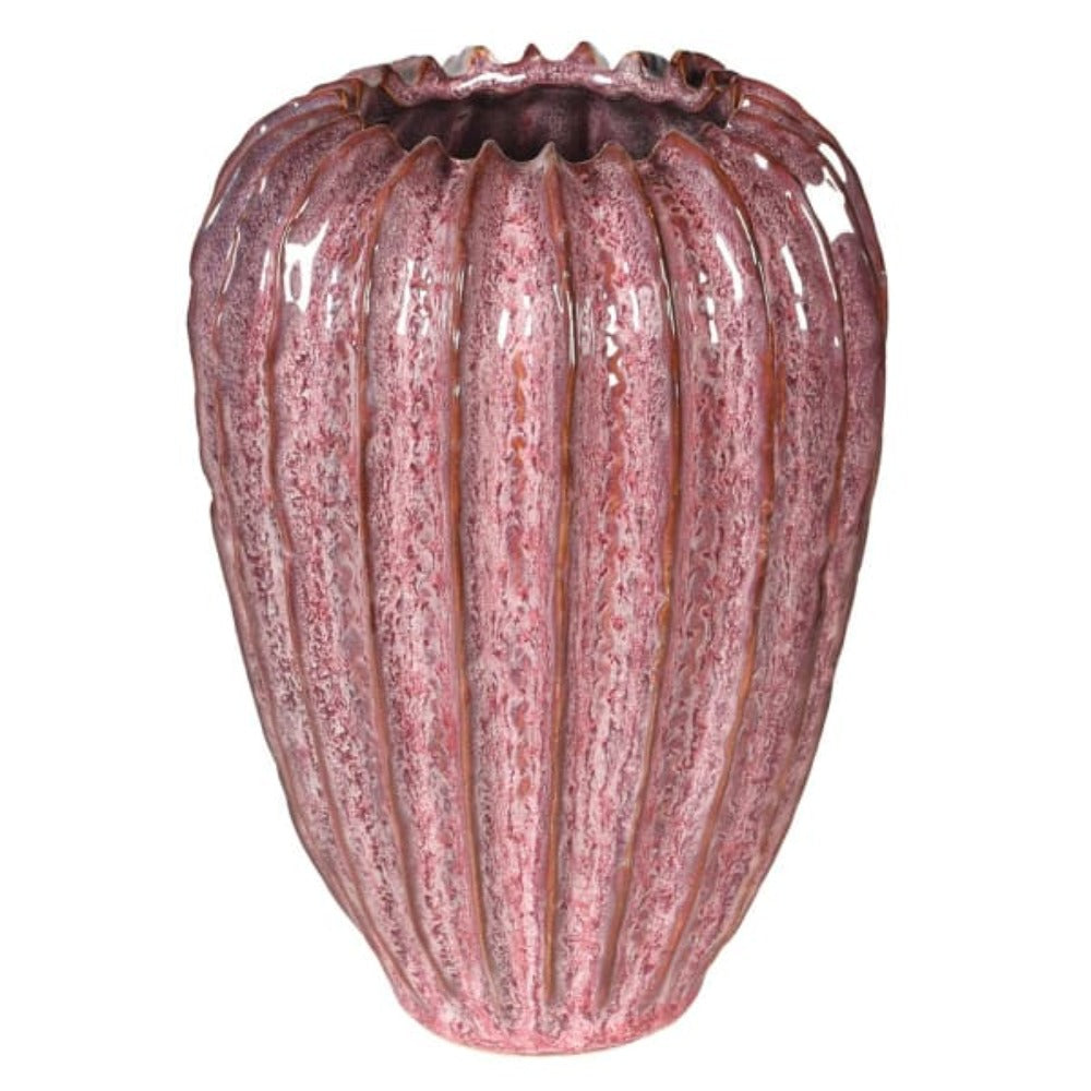 Hand Made Pink Ceramic Vase