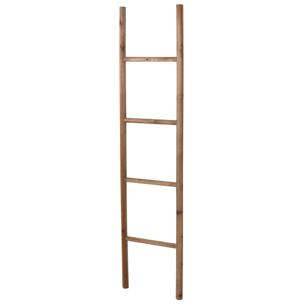Wood Ladder With Hanging Hooks
