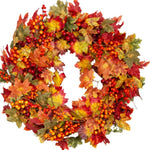 28" Wreath with Autumn Berries