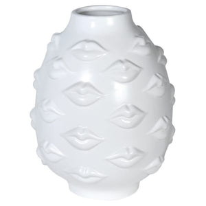 White Lips Vase