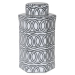 Rings Hexagonal Ceramic Jar