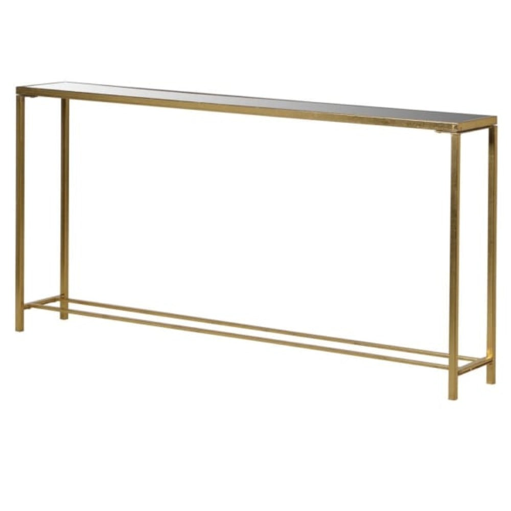 
            
                Load image into Gallery viewer, Gold Mirror Console Table
            
        