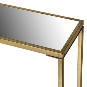 
            
                Load image into Gallery viewer, Gold Mirror Console Table
            
        