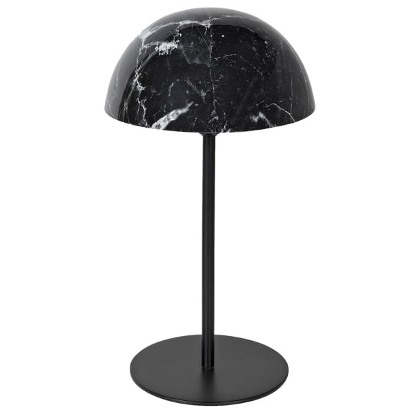 Black Marble Effect Table Lamp