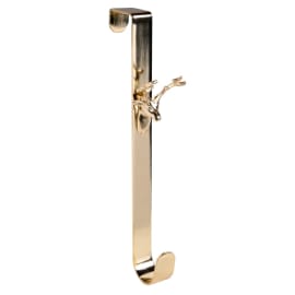 Reindeer Wreath Holder Gold