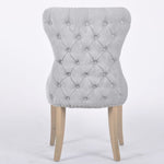 Guia Grey Button Back Dining Chair