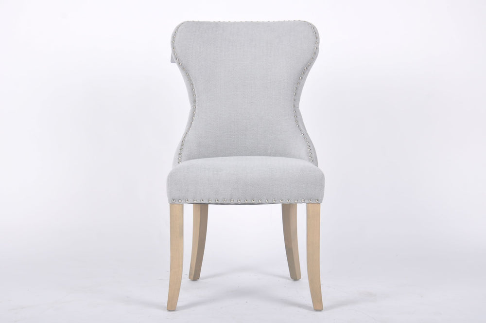 Guia Grey Button Back Dining Chair Default Title