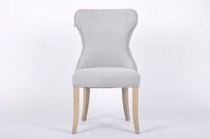 Guia Grey Button Back Dining Chair Default Title