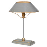 Grey and Gold Metal Table Lamp