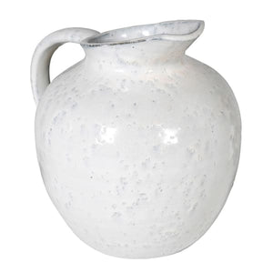 Ceramic Rustic White Jug