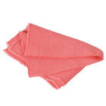 Set of 4 Coral Linen Napkins