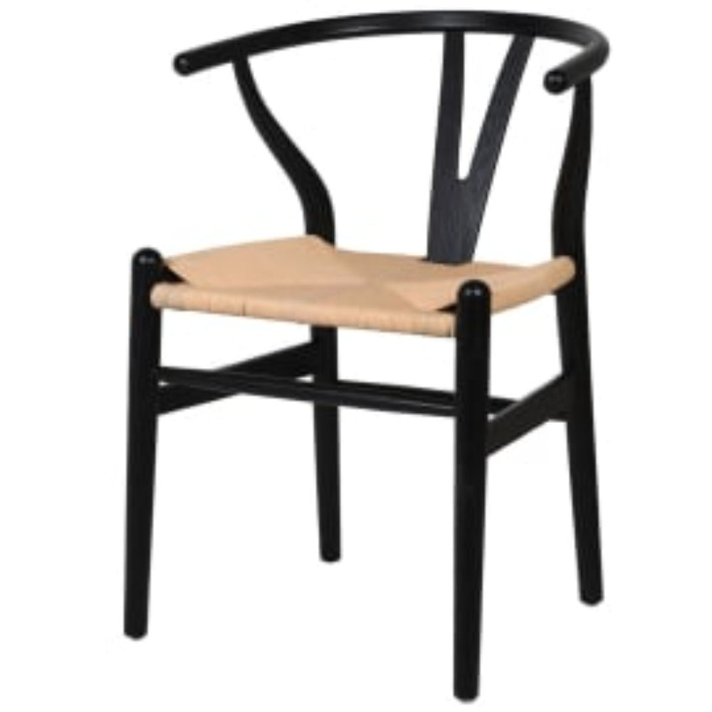 Black Elm Wishbone Chair