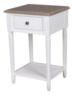 Rodez 1 Drawer Side Table with Shelf