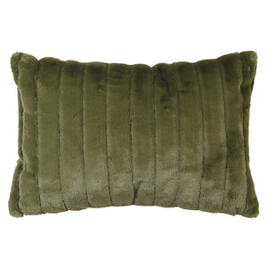 
            
                Load image into Gallery viewer, Olive Green Ribbed Cushion
            
        