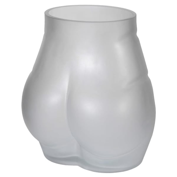 Small Glazed Matt Bum Vase