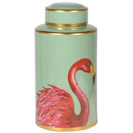 Flamingo Lidded Jar