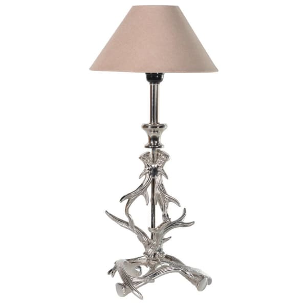 Antlers Table Lamp with Shade
