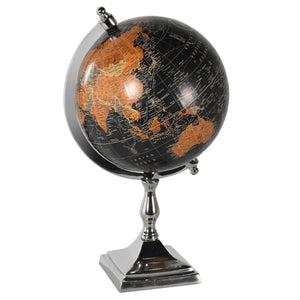 Globe On Nickel Stand