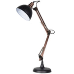 Black and Copper Angle Desk Lamp