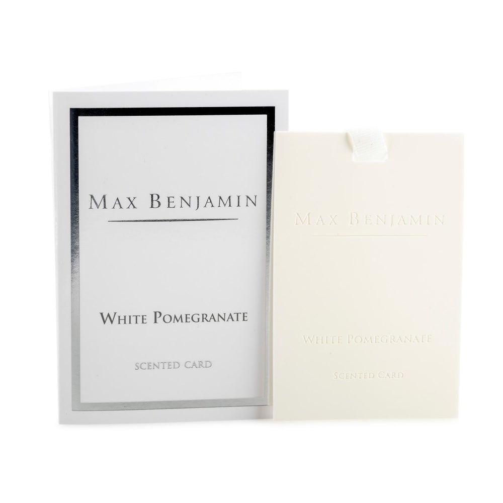 White Pomegranate Scented Cards